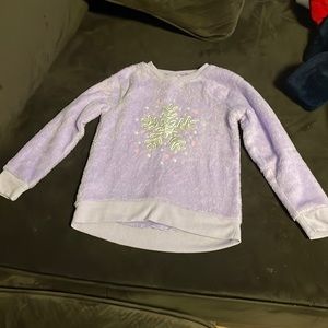 Purple fleece sweatshirt, size 5T